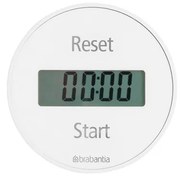 Кухненски таймер Brabantia 107787, Дигитален дисплей, Магнит, Хронометър, Бял