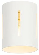 Дизайнерска таванна лампа бяла със светлинен ефект - Yana