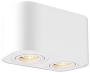 Rabalux 2054 - Спот KOBALD 2xGU10/42W/230V бял