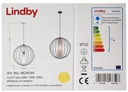 Lindby - Пендел KORIKO 1xE27/60W/230V
