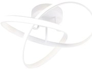 Бяла LED светлина за таван Meo - Trio