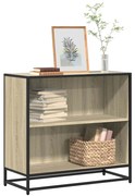 849105 vidaXL Шкаф за книги Дъб Сонома 80,5x35x76 cm Инженерна дървесина