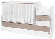 LORELLI Classic Трансформиращо се легло-люлка 70/160 см. MAXI PLUS БЯЛО/КЕХЛИБАР