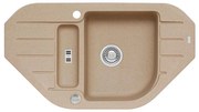 ALVEUS 1090939 - Кухненска мивка NIAGARA 90x50 см гранит/бежов
