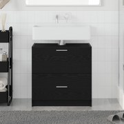 Sonata H Чекмедже за мивка Черен дъб 59x37x59 см
