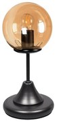 Настолна лампа МОНТЕ, черен, 1хE27