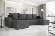 Ъглов диван Dennis U-Gkri Skouro