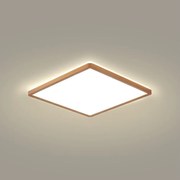 Brilagi - LED таванно осветително тяло за баня ULTRA SLIM LED/18W/230V 30x30 cm розово злато IP54