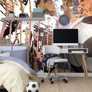 Тапет – Кафява победоносна топка