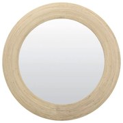 Стенно огледало с ратанова рамка ø 109,5 cm Piedre - Light &amp; Living