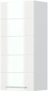 Висящ шкаф Hudson V9-40-1K-White - White glossy