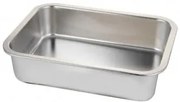 Иноксова тава правоъгълна дълбока 40х30х10см CN-(194576-1) - Horecano