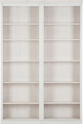 Бяла библиотека от масивен бор 148x223 cm Anita – Støraa