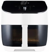 Фритюрник с горещ въздух Instant Pot Vortex Plus Clearcook 140319601, 1700W, 5.7 л, 6 програми, 35-205C, Вътрешно осветление, Бял