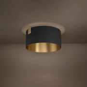 Eglo 39963 - Плафон TORTOLA 1xE27/40W/230V черен/златист