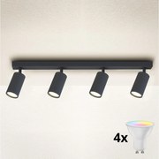 Brilagi - LED RGBW димируемо точково осветително тяло SELE 4xGU10/6W/230V антрацит