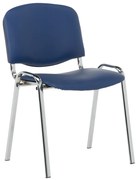 Посетителски стол Carmen 1135-1 LUX - тъмносин SC