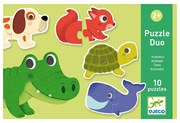 Djeco - Пъзел Duo Animals DJ08147