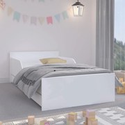 Универсално детско легло в класически бял цвят 180 х 90 см