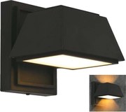 LED Екстериорен аплик LED/15W/230V IP65 4000K черен