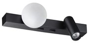 Ideal Lux - LED аплик PING PONG 2xLED/3W/230V CRI 90 черен