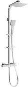 Mexen CQ45 външен душ комплект с тропически душ и термостатичен смесител, хром - 772504595-00