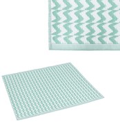 Outdoor Carpet Naxos Бял Зелен полипропилен 90 x 150 cm