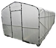 Професионална модулна оранжерия Tunnel Pro System 3 - 18 кв.м. с две врати (6x3x2m)