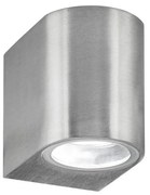 Searchlight - Външна LED лампа за стена LEDO 1xGU10/3W/230V IP44 сребърна