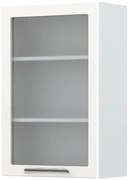 Висящ шкаф Modena V9-60-1KS with Витрина-White - White glossy