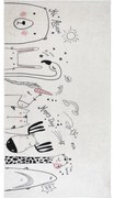 Детски килим подходящ за пране в цвят слонова кост 160x230 cm Animal Kingdom – Vitaus