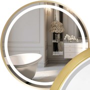 Огледало LED 90cm MMJ Gold