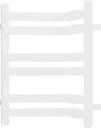 Mexen Loop ъглов радиатор за баня 500 x 375 мм, 253 W, бял - W129-0500-350-00-20