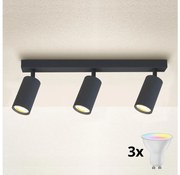 Brilagi - LED димируемо точково осветително тяло SELE 3xGU10/6,5W/230V антрацит