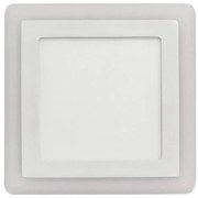 APLED -LED Лампа за вграждане в баня SQUARE DUO LED/16W/230V 19,5x19,5 см бял