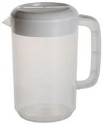 Пластмасова кана за вода 2,5л бяла 18x13xh25см (JD-PP8588)