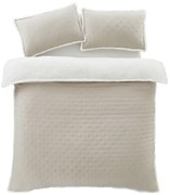 Бежово двойно удължено спално бельо от шерпа 230x220 cm Cosy Nori – Catherine Lansfield