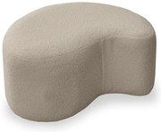 Бежова табуретка от плат букле Miuf - Miuform