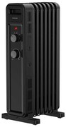 Sencor - Маслен радиатор с 7 ребра 600/900/1500W/230V черен