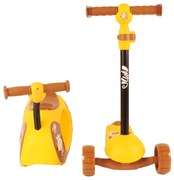 Ocie - Мултифункционална кола за возене Ride-On / Тротинетка 4 в 1 Juan Жълта 9680001-Y