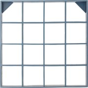 Син на няколко нива стенен рафт от рециклирано дърво 70 cm Bekka – Bloomingville