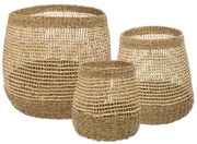 Сет сгъваем кош atmosphera Giulia, 3 бр, Палмово дърво