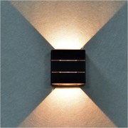 Immax 08520L - LED външна стенна лампа LUXLINE 6W/230V 3000K IP54 черна