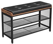 Обувница DAVOR кафява/черна