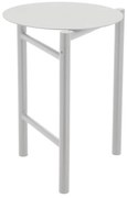 Бял метален стол Disc – Zone