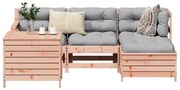 3250494 vidaXL Градински комплект диван от 5 части, дугласка ела масив