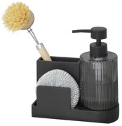 WENKO 54654100 - Органайзер PINA 16x17 см черен