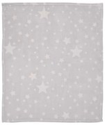 LORELLI Classic Одеяло корал 85/100 см. СИВО СЪС ЗВЕЗДИ