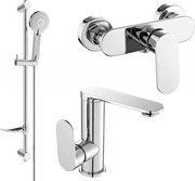 Mexen Milo DF40 душ комплект, хром - 713054DF40-00