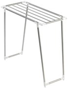 WENKO 3774020100 - Сушилник за пране PROFI SINGLE 87 x 79 см неръждаема стомана/сребрист/бял
